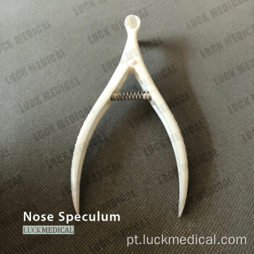 Especulum nasal plástico de uso único